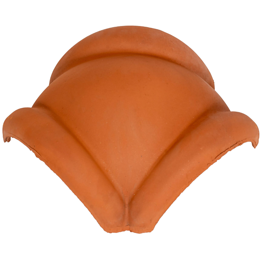 Ramificatie coama in 3 ape LEIER, ceramica, 39.5 x 32.3 cm, caramiziu, RAL 8004