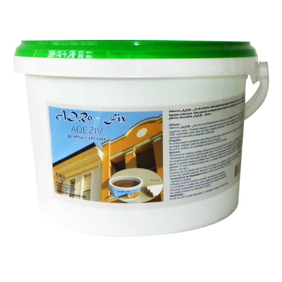 Adeziv pentru profile exterioare ADRO Fix, alb, 4 kg