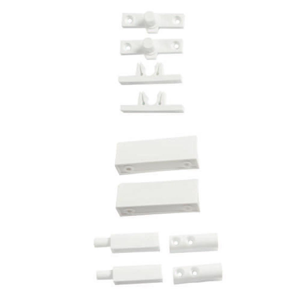 Set accesorii plasa insecte Alleymet, poliester, 10 bucati, alb