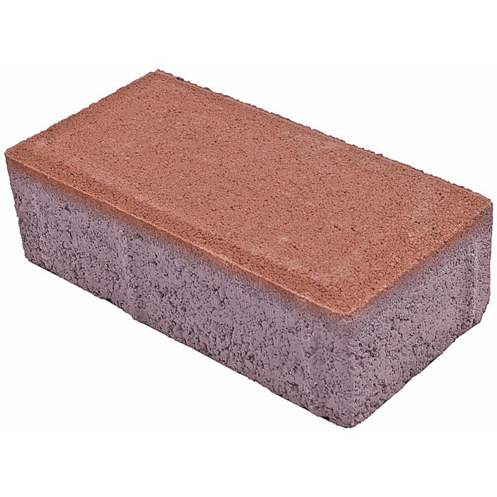 Pavaj liniar Symmetrica, 20 x 10 x 6 cm, beton, rosu, 50 buc/mp
