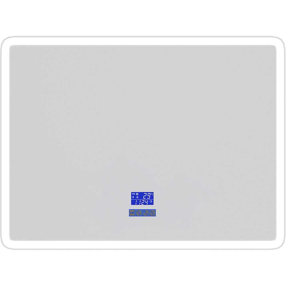 Oglinda baie SAVINIDUE Armonia, 100 x 75 cm, iluminare LED, Touch
