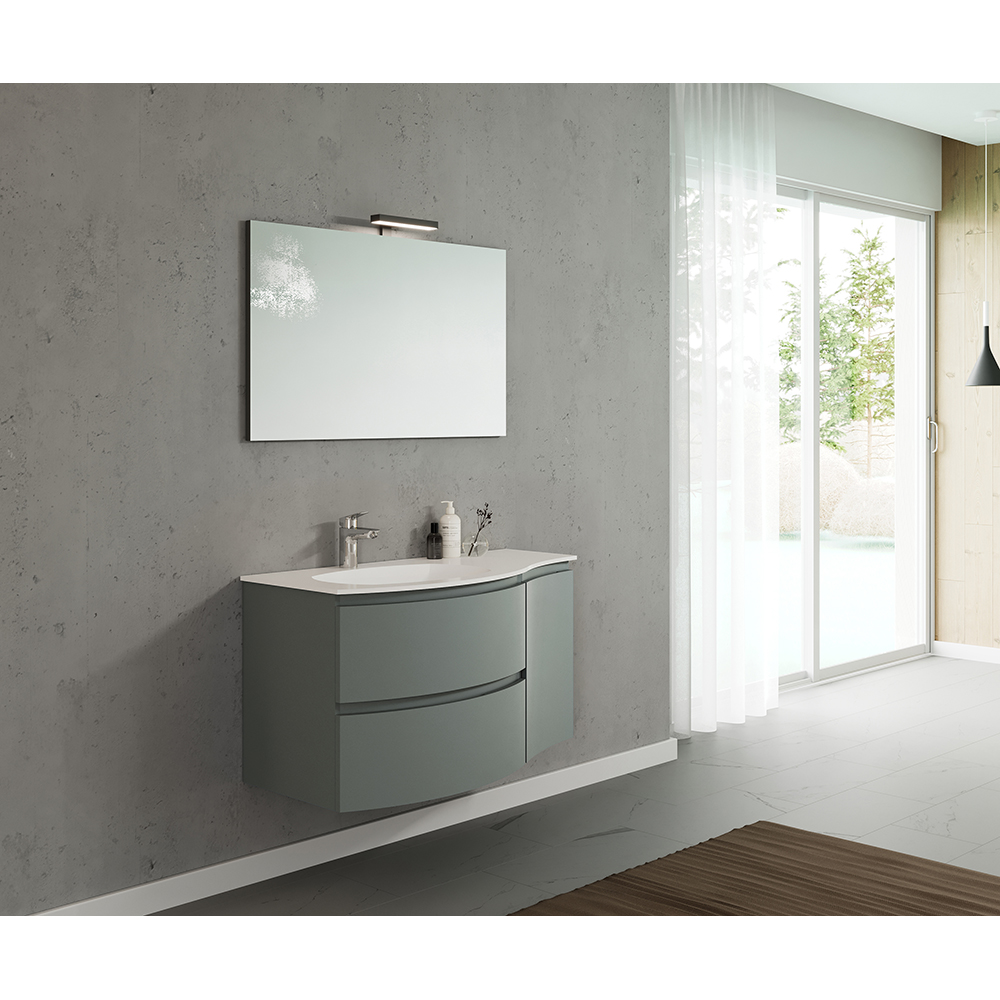Masca lavoar SAVINIDUE Armonia, MDF, 70 x 52 x 58 cm, verde mint