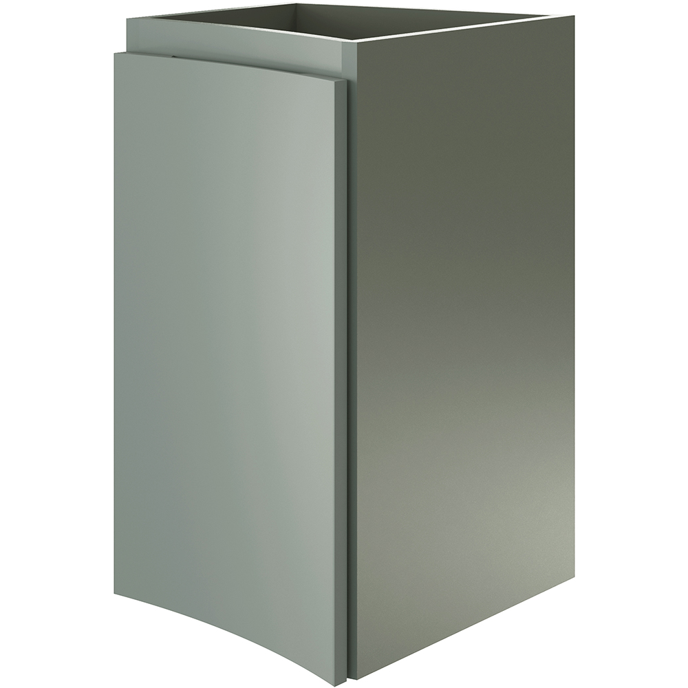 Dulap baie SAVINIDUE Armonia, stanga, MDF, 36 x 52 x 58 cm, verde mint