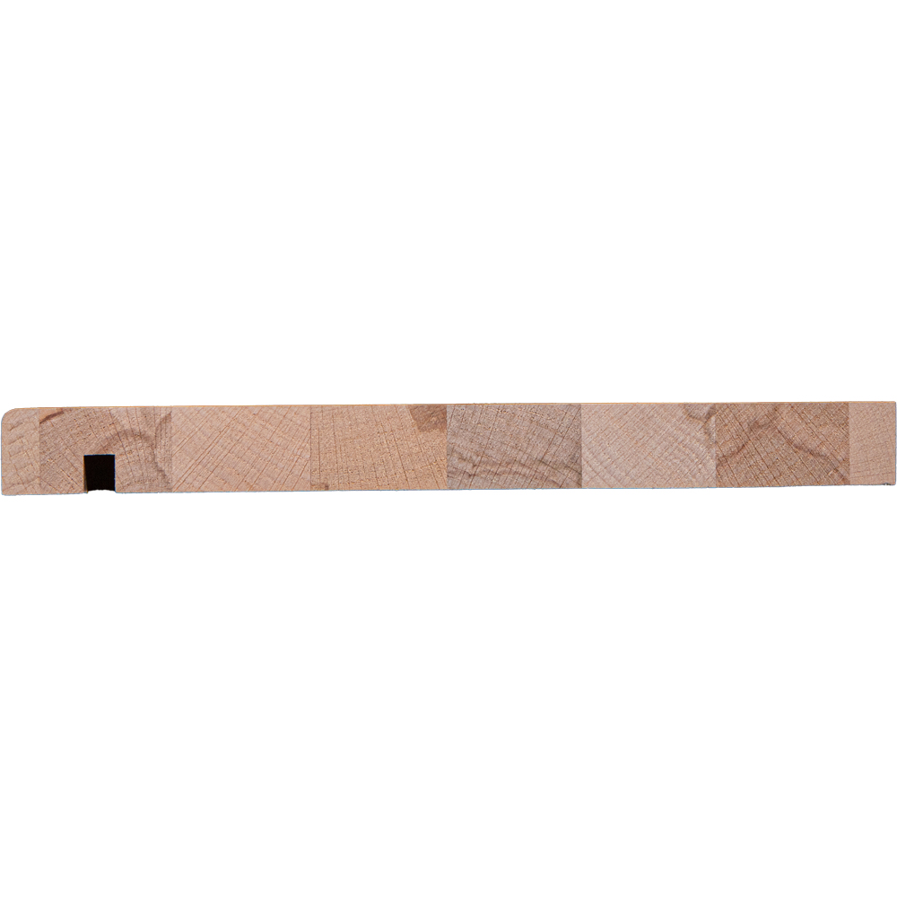 Treapta fag, cu canal contratreapta 1200 x 280 x 28 mm, natur