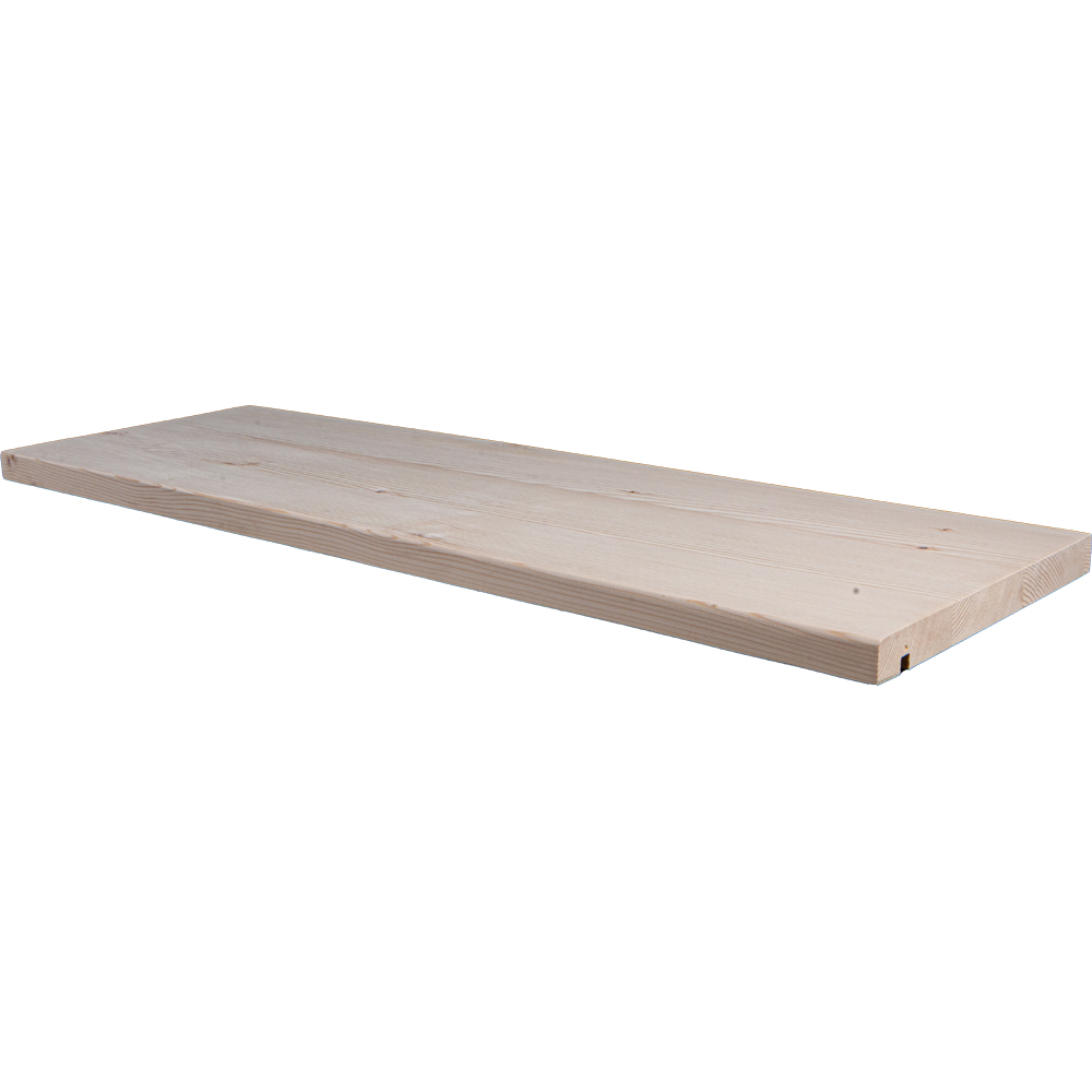 Treapta brad, cu canal contratreapta 1000 x 280 x 28 mm, natur