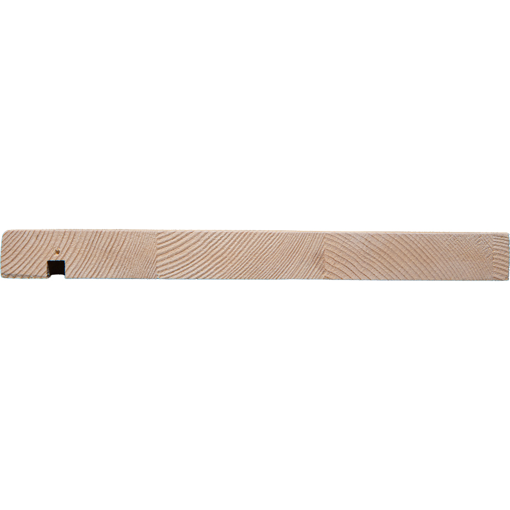Treapta brad, cu canal contratreapta 1200 x 280 x 28 mm, natur