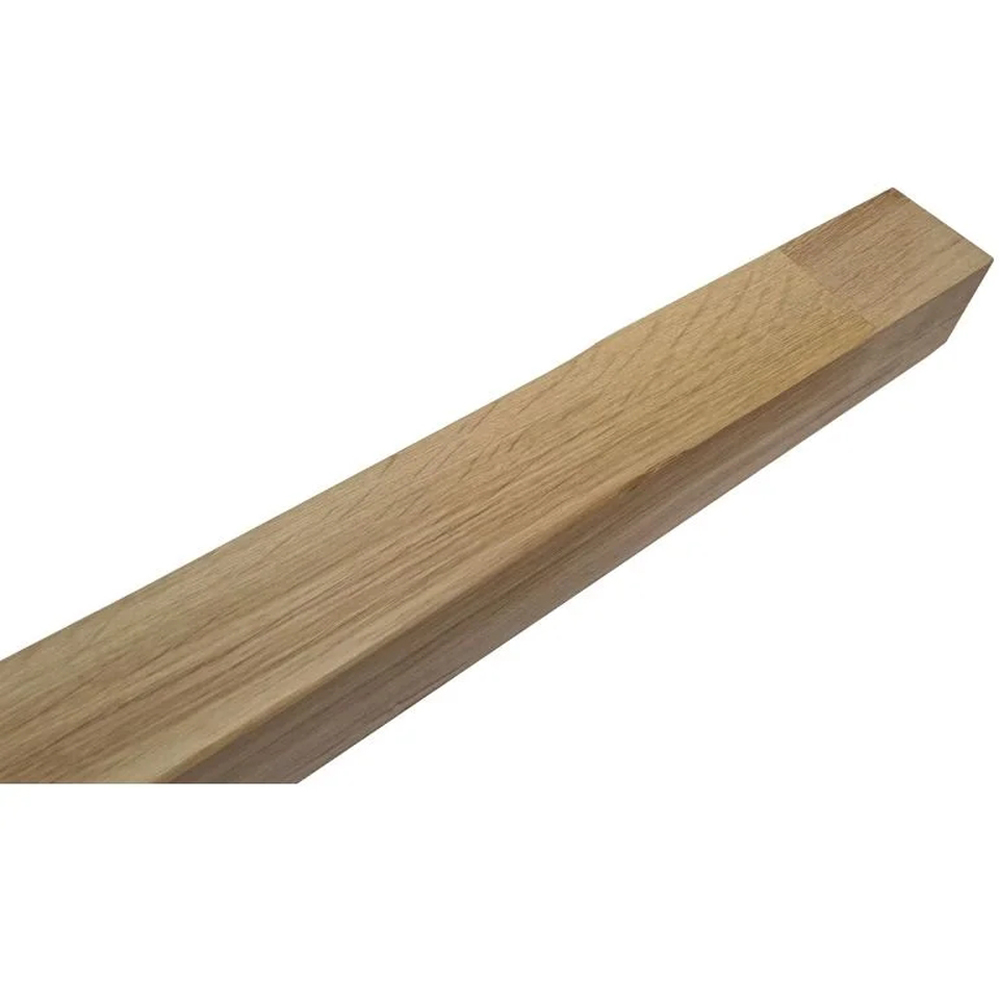 Balustru cap frezat, stejar, 1030 x 70 x 70 mm, natur