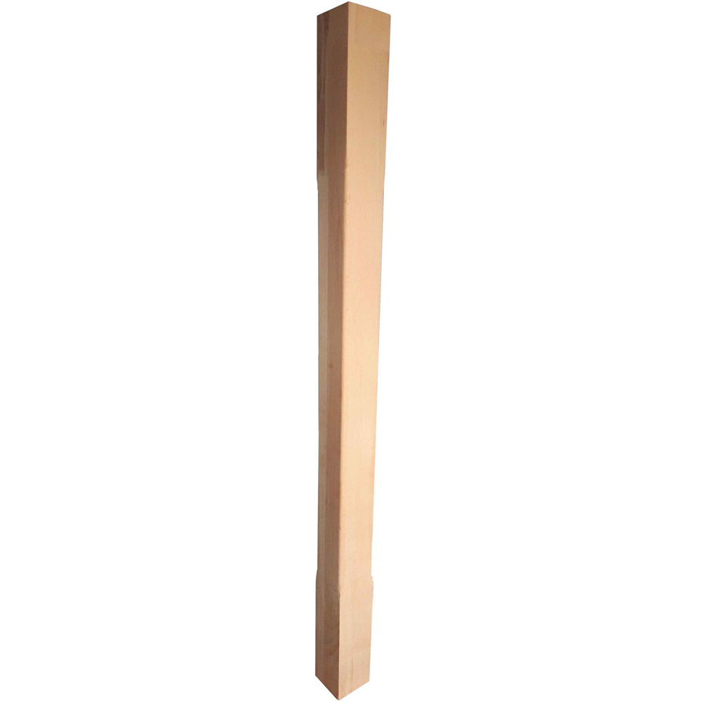 Balustru cap frezat, fag, 1030 x 70 x 70 mm, natur