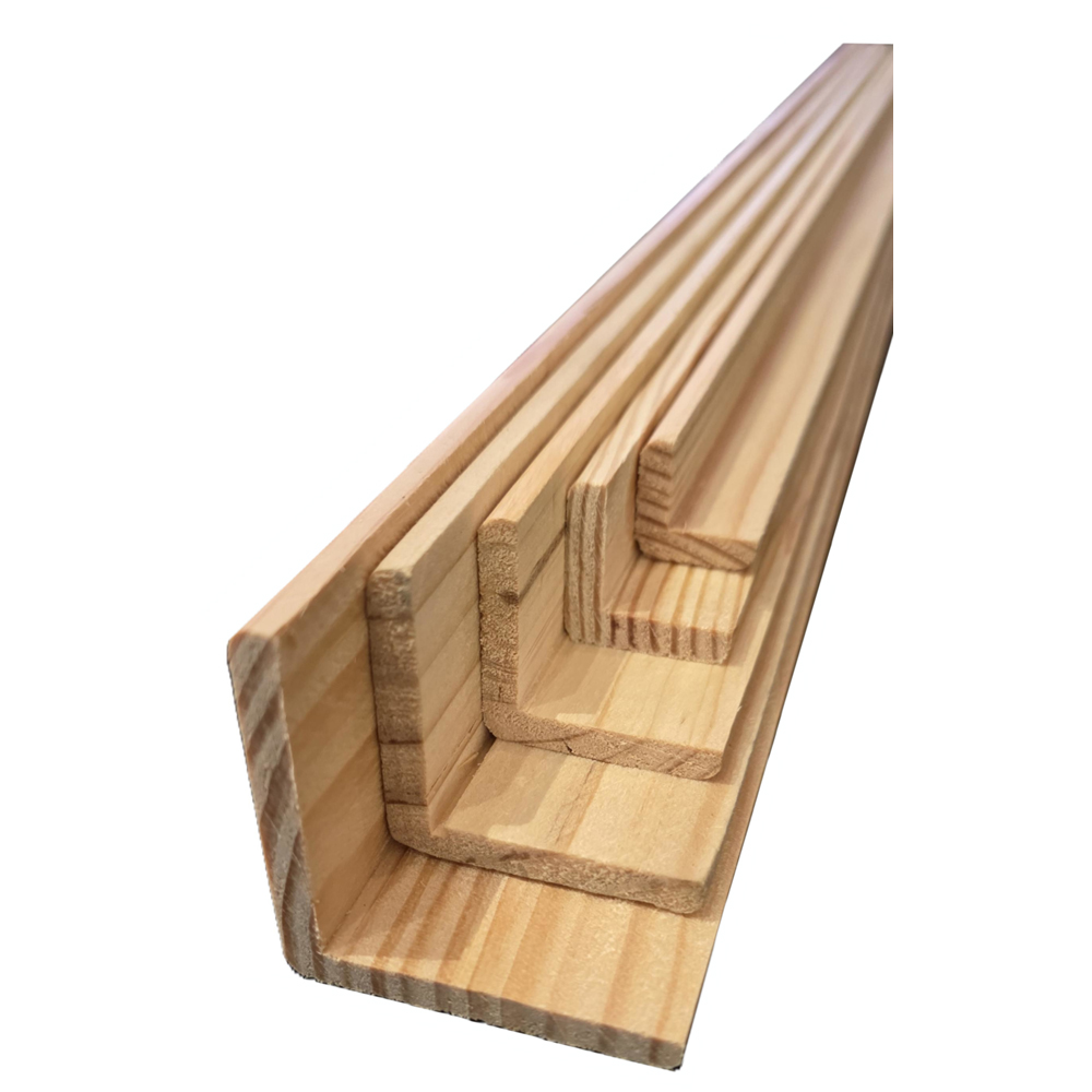 Coltar exterior PRO MOBILA L, lemn rasinoase, 2.4 m, 32 x 5 mm, natur