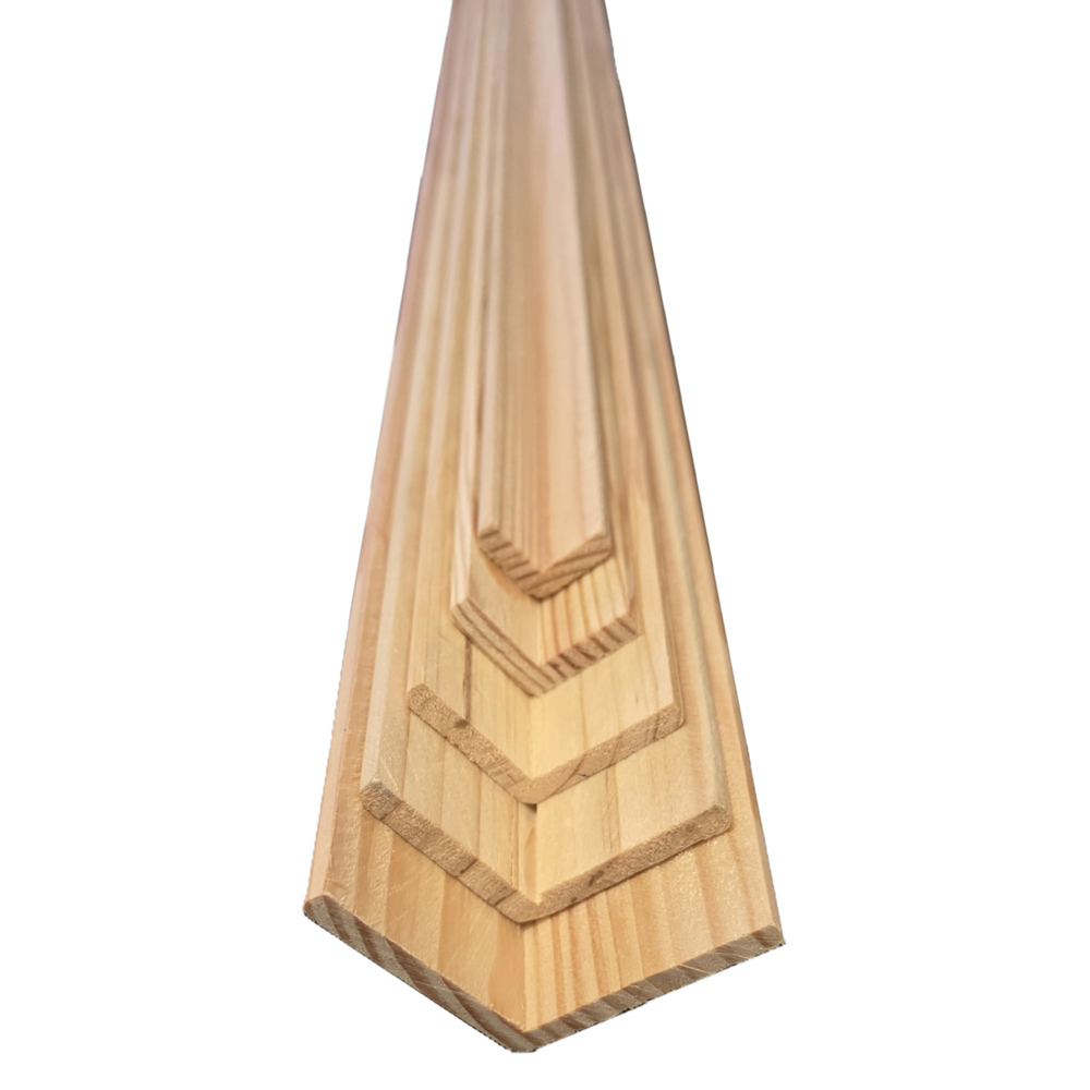 Coltar exterior PRO MOBILA L, lemn rasinoase, 2.4 m, 32 x 5 mm, natur