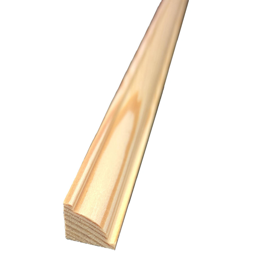 Coltar interior PRO MOBILA Convex, lemn rasinoase, 2.4 m, 18 x 18 mm, natur