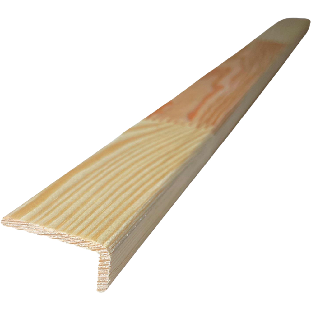 Coltar exterior PRO MOBILA L, lemn rasinoase, 2.4 m, 40 x 18 x 5 mm, natur