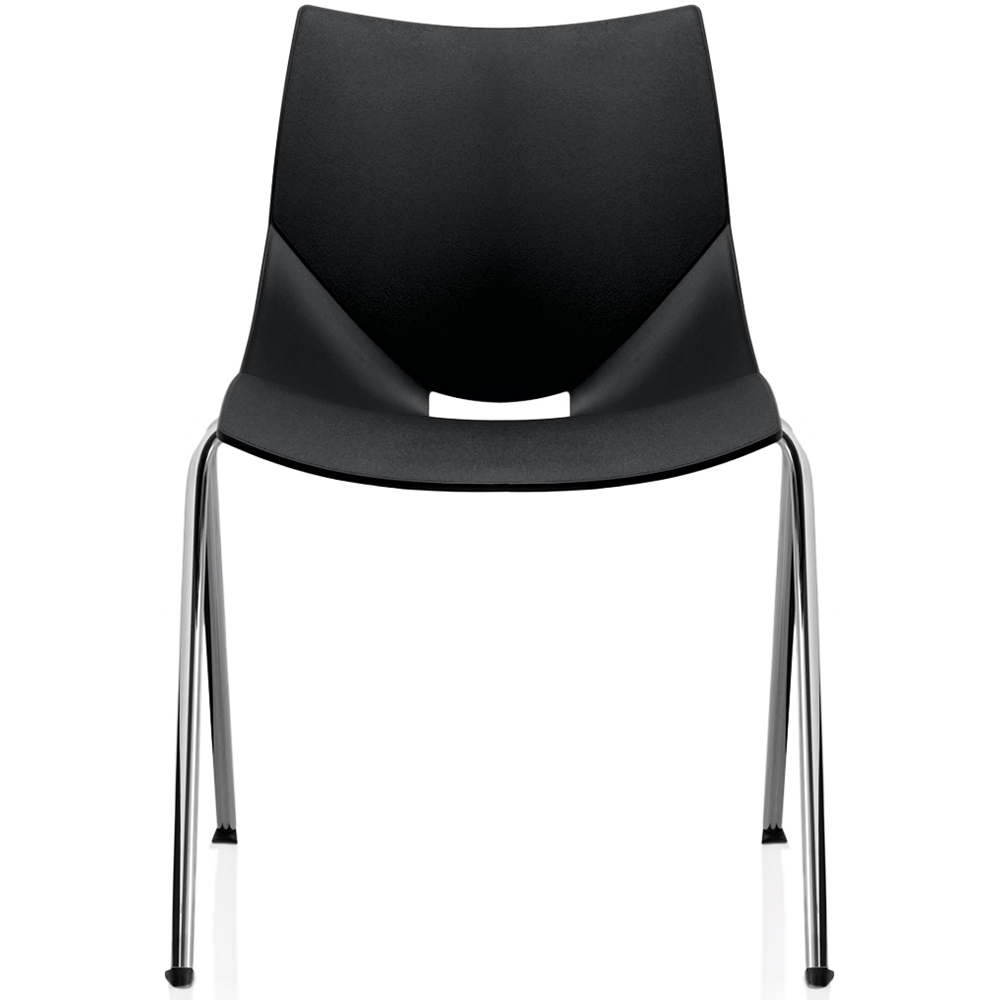 Scaun bucatarie ABSOLUT Nemo, 53 x 53 x 73 cm, negru