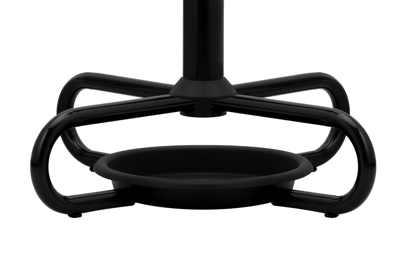 Cuier pom, metal, 8 agatatori, 57 x 175 cm, negru