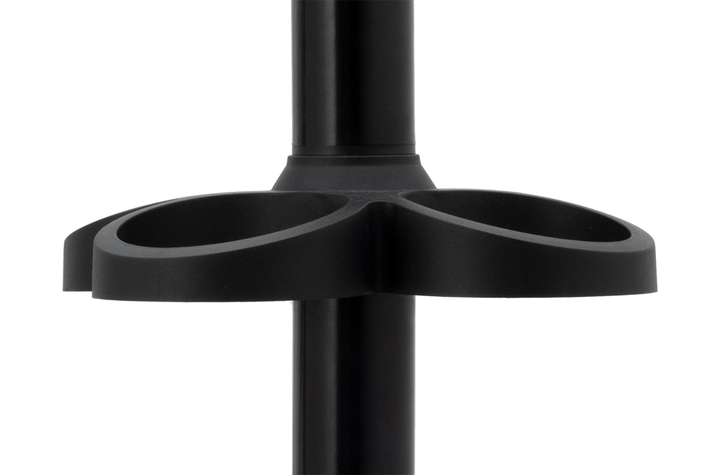 Cuier pom, metal, 8 agatatori, 57 x 175 cm, negru