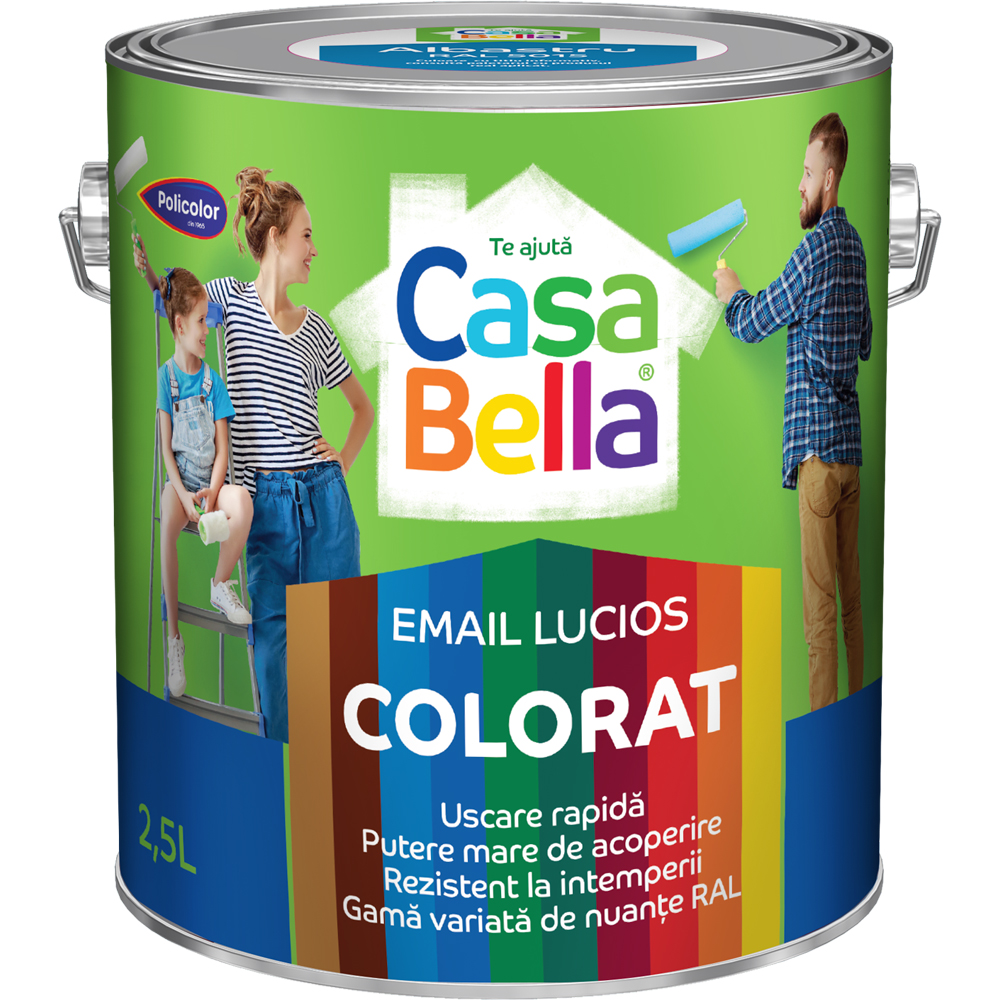 Email Casabella, verde deschis, 2.5 l