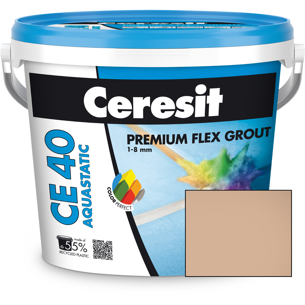 Chit de rosturi gresie si faianta CERESIT CE40, Caramel, interior/exterior, 5 kg