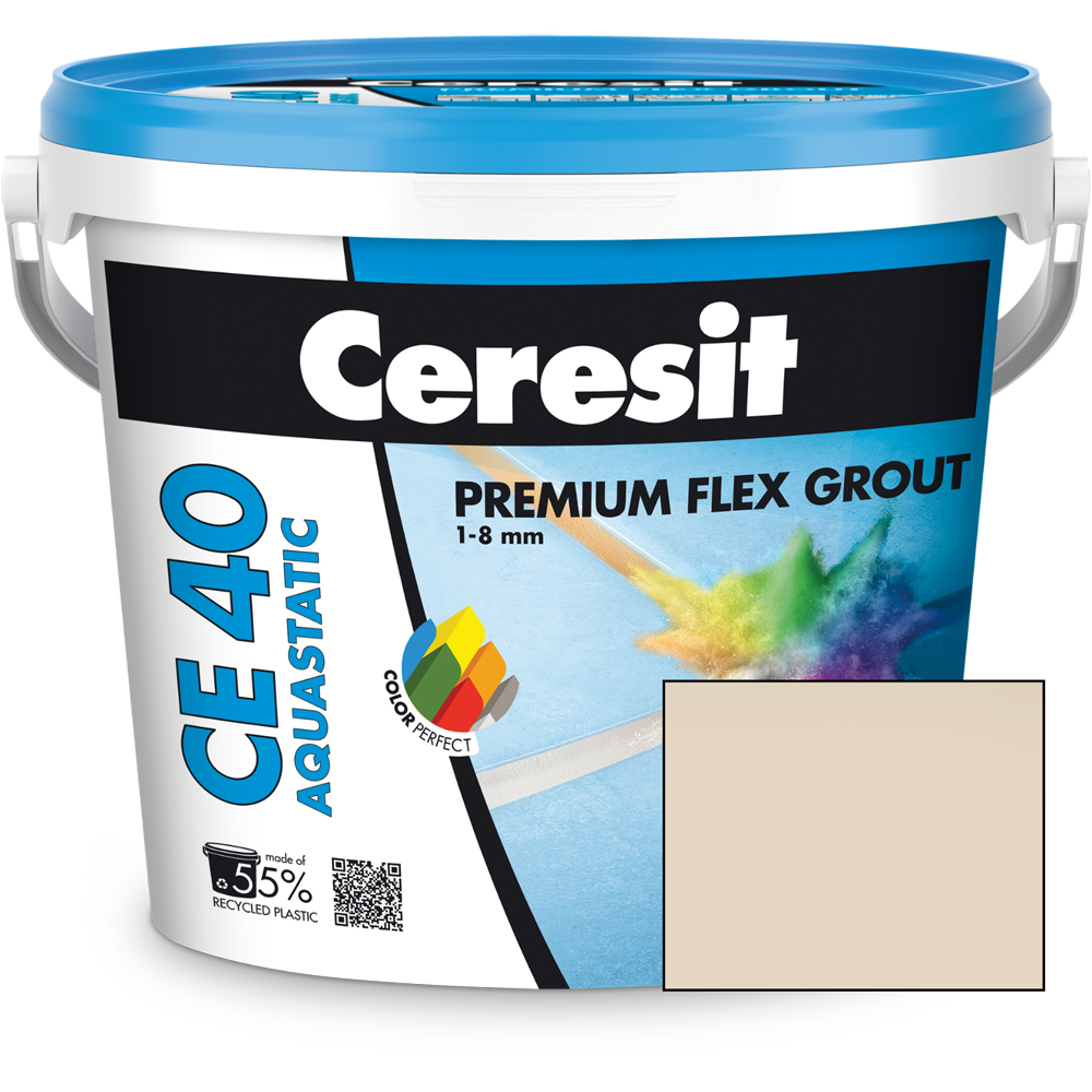 Chit de rosturi gresie si faianta CERESIT CE40, Jasmine, interior/exterior, 5 kg
