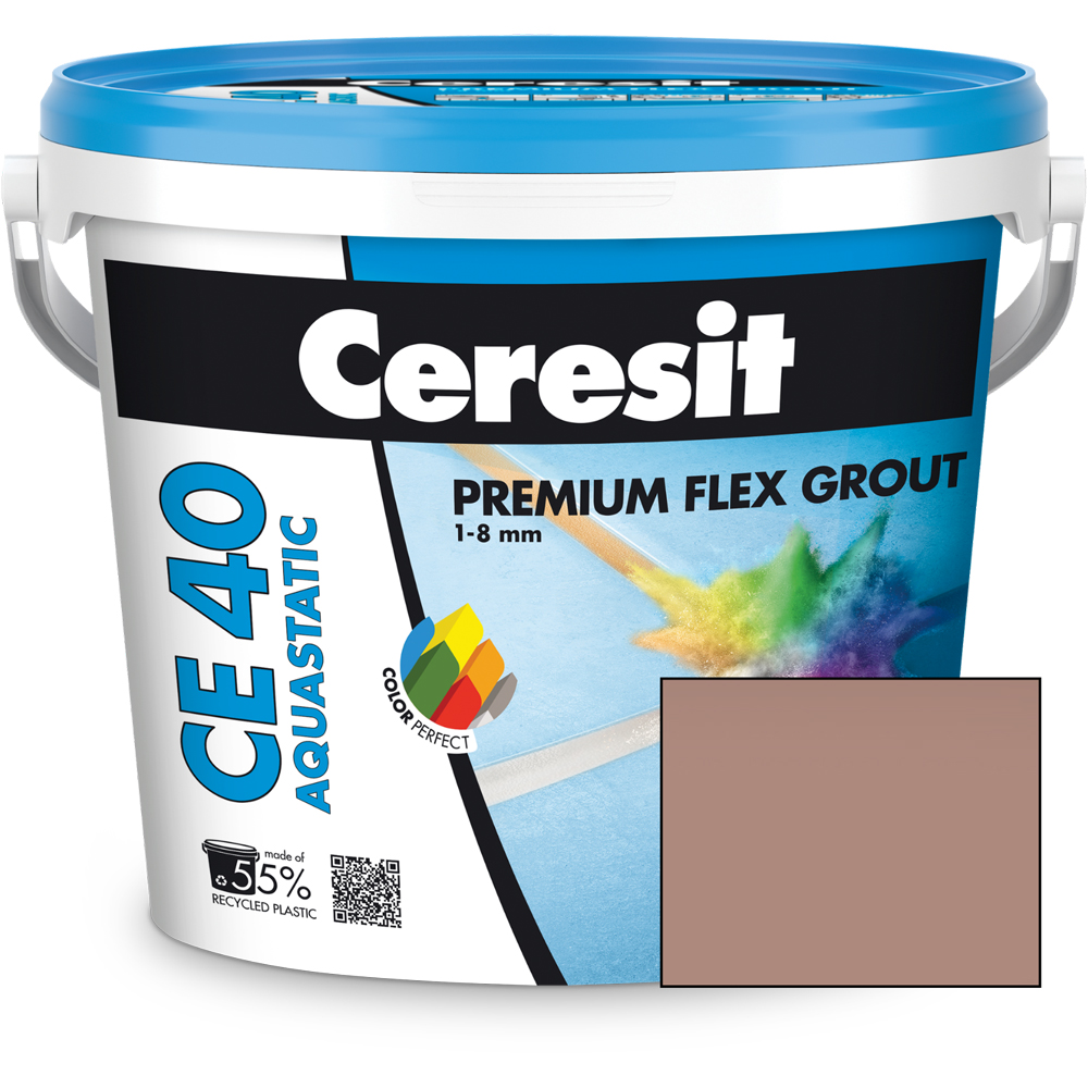 Chit de rosturi gresie si faianta CERESIT CE40, Terra, interior/exterior, 5 kg
