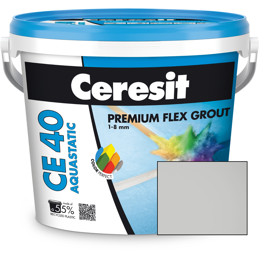 Chit de rosturi gresie si faianta CERESIT CE40, Manhattan, interior/exterior, 5 kg