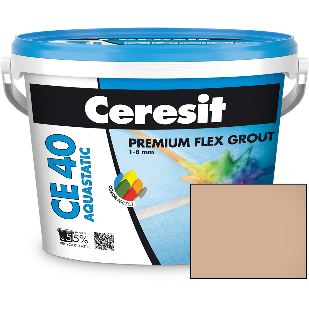 Chit de rosturi gresie si faianta CERESIT CE40, Caramel, interior/exterior, 2 kg