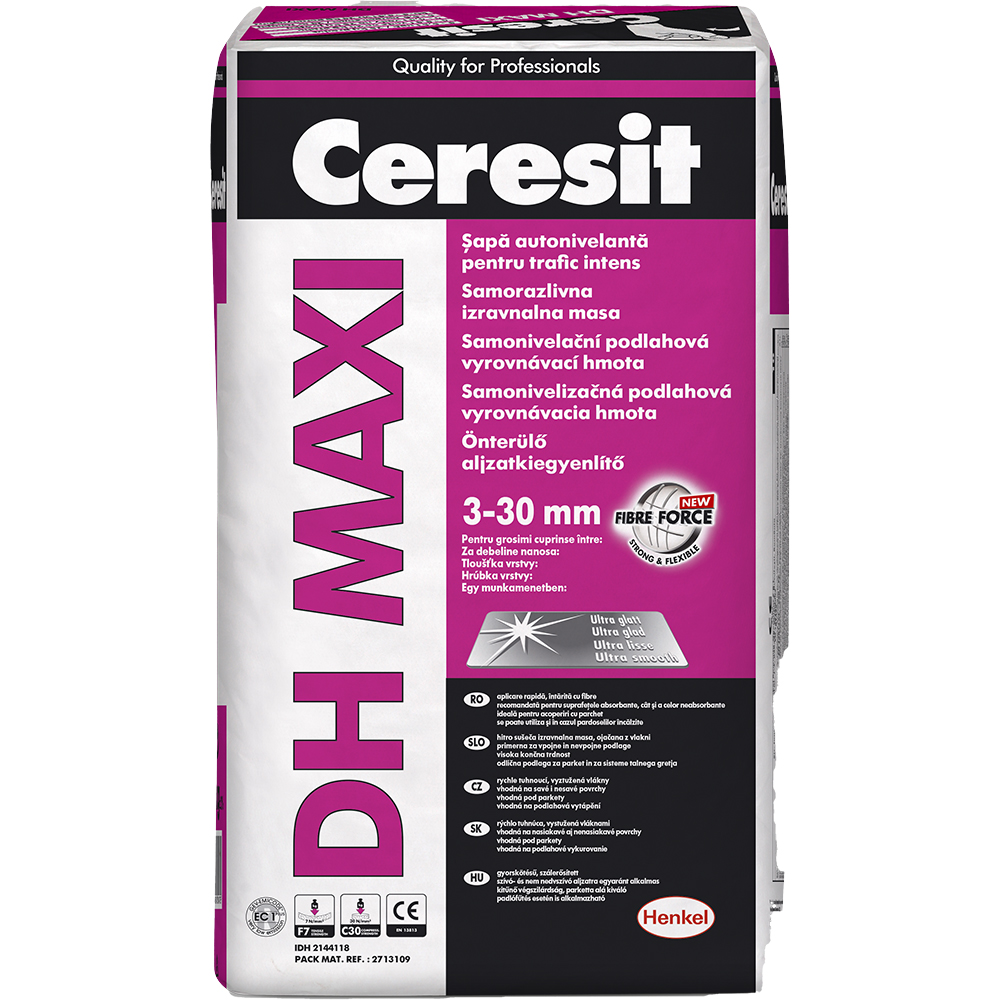 Sapa autonivelanta CERESIT DH Maxi, 3-30 mm, alb, 25 kg