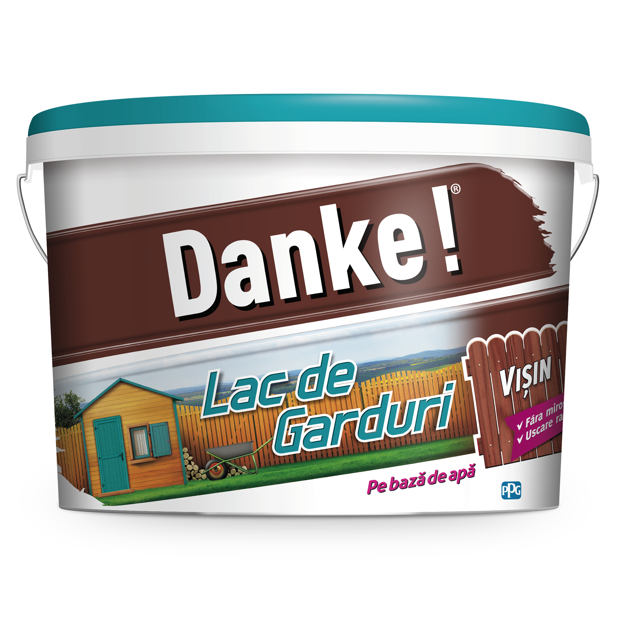 
Lac pentru garduri, visin, 4 L  Danke