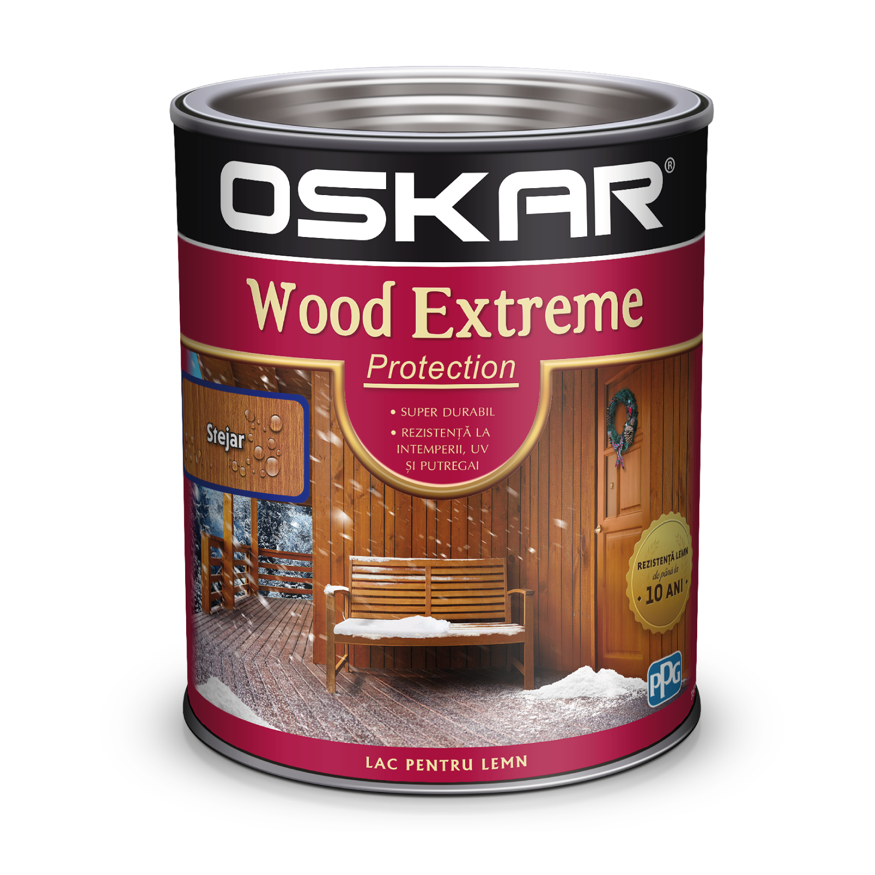 Lac pentru lemn, stejar, 2.5 l  Oskar Extreme
