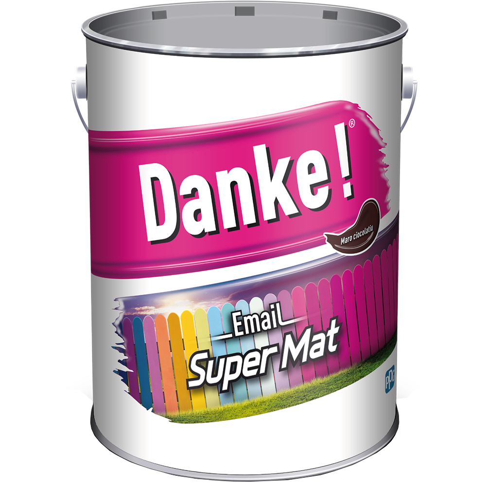 Email DANKE Supermat, 0.75L, maro ciocolatiu