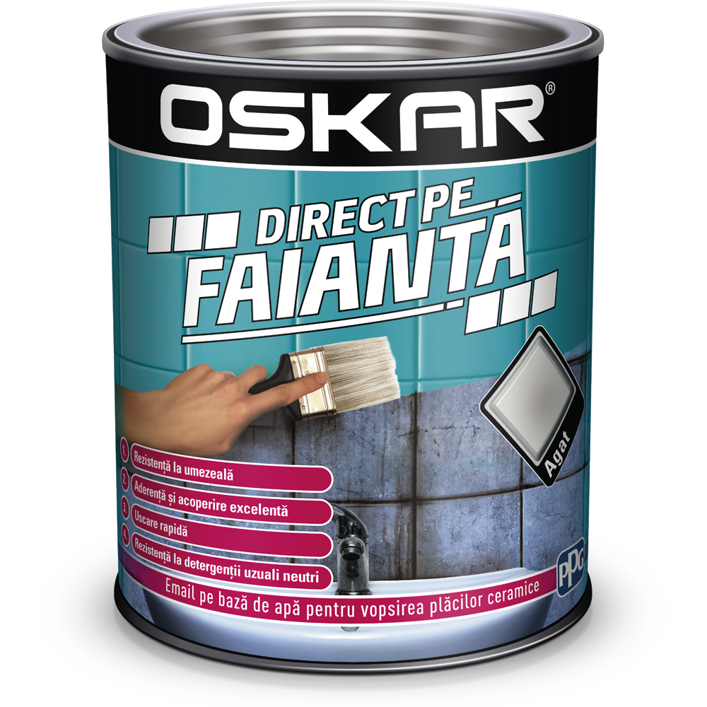 Email OSKAR Direct pe faianta, agat, 0.6L
