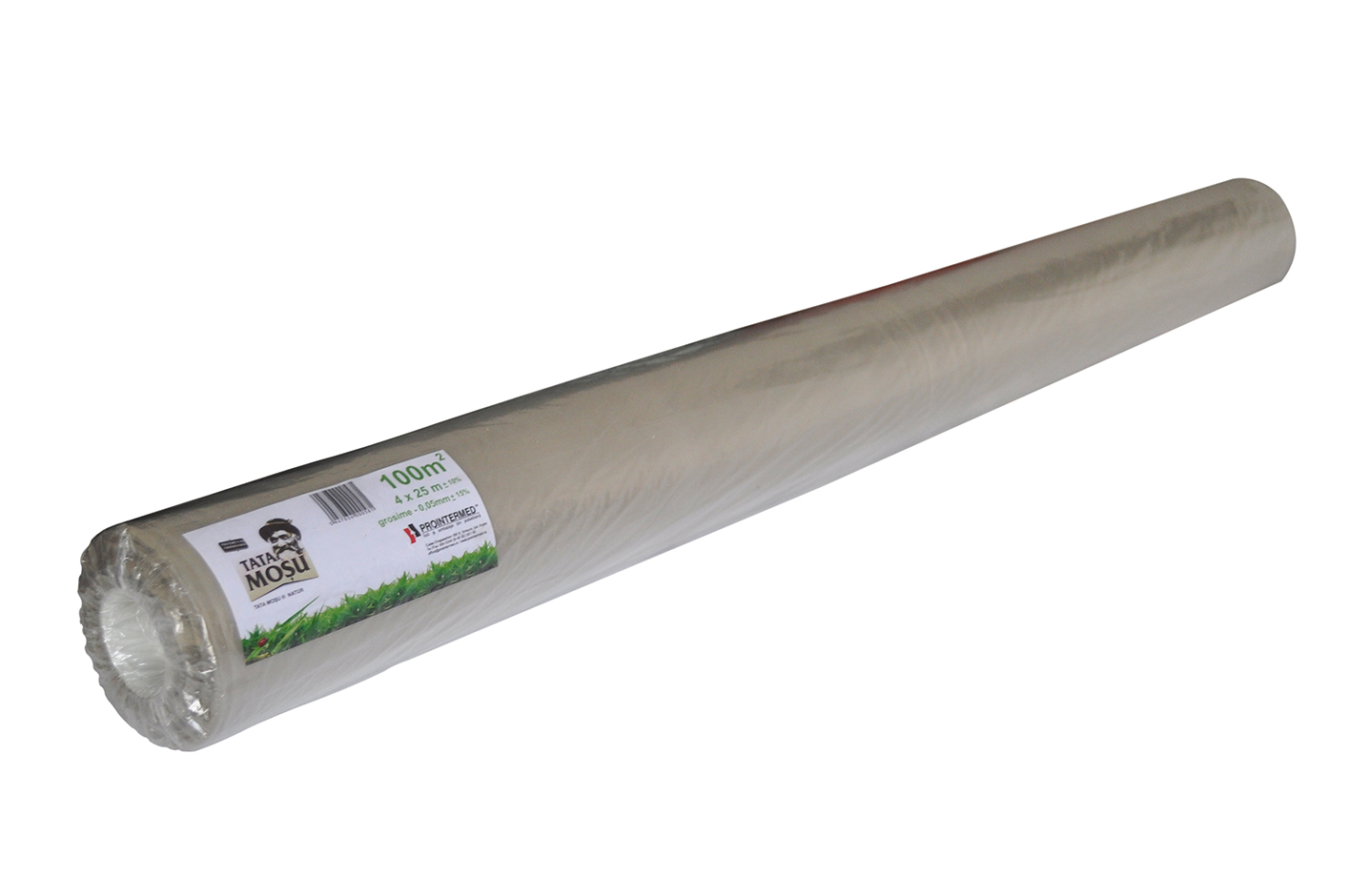 Folie polietilena, uz general, LDPE reciclat, bej, 4 x 25 m, 0.09 mm   Tata Mosu