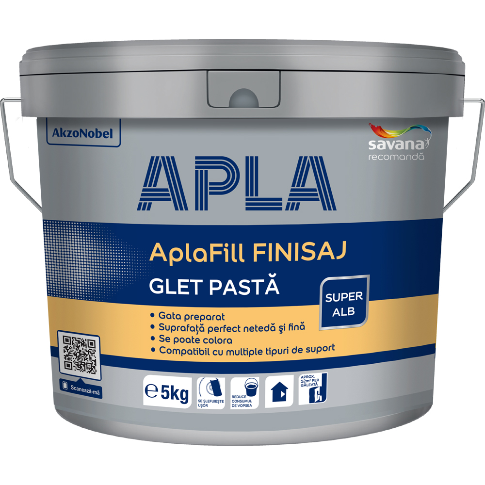 Glet pasta APLA AplaFill Finisaj, 5 kg