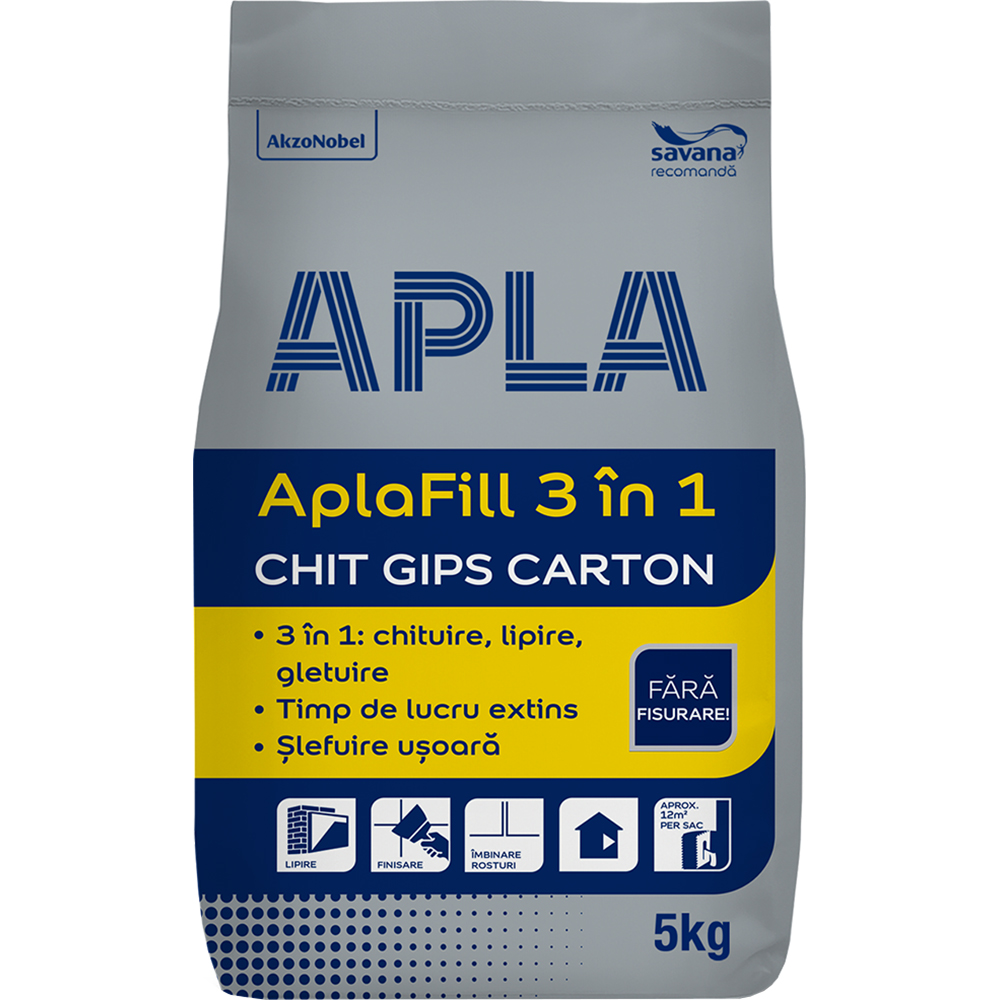 Pasta de imbinare gips-carton APLA AplaFill 3 in 1, 5 Kg