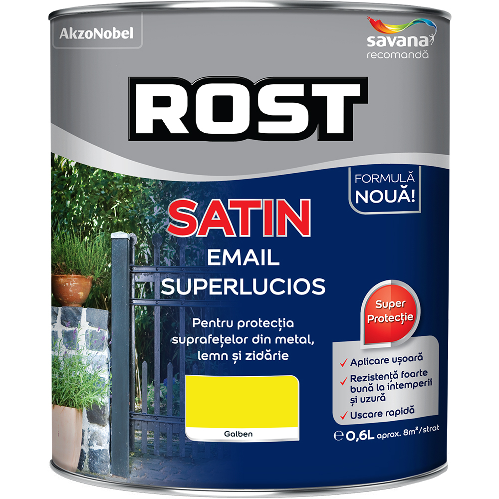 Email ROST superlucios, 0.6L, galben