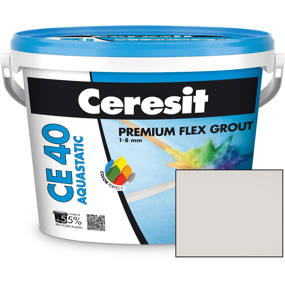 Chit de rosturi gresie si faianta CERESIT CE40, Carrara, interior/exterior, 5 kg