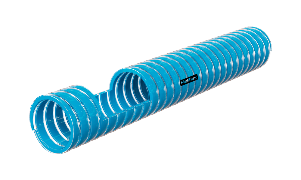 Furtun absorbtie, 7 m, diametru 38 mm  Heliflex
