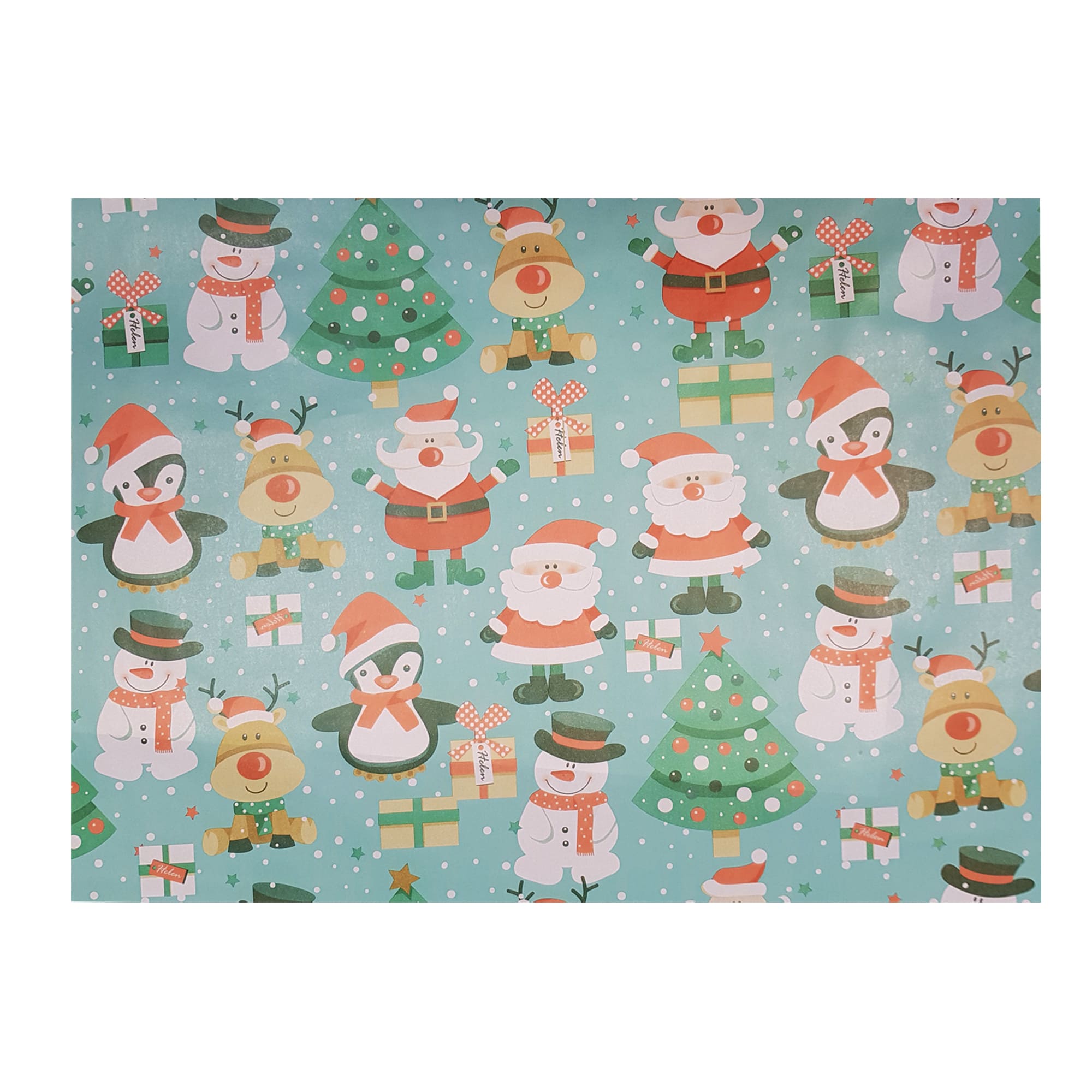 Hartie ambalaj cu tematica Craciun, 70 x 200 cm, multicolor, diverse modele