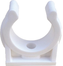 Clema simpla PP , 28mm, alb, 1buc