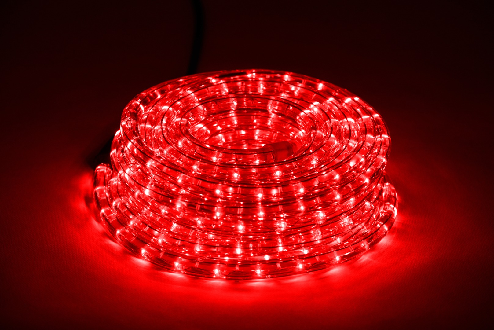 Instalatie Craciun Tub luminos 720 becuri, 20 m, 13 mm, IP44, alimentare inclusa, lumina rosie