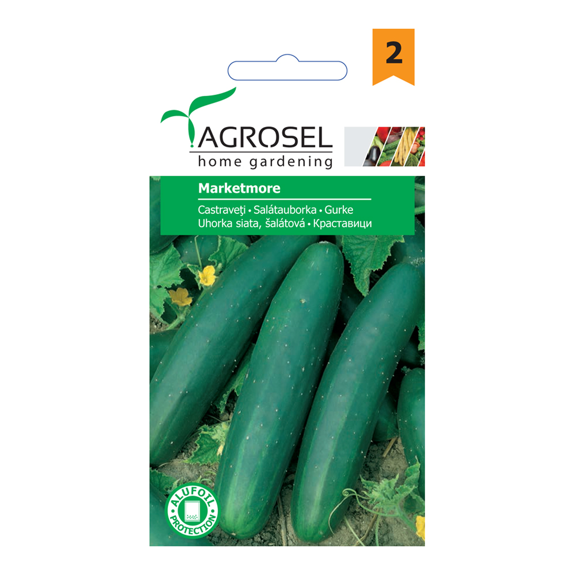 Seminte castraveti semilungi, Marketmore  Agrosel