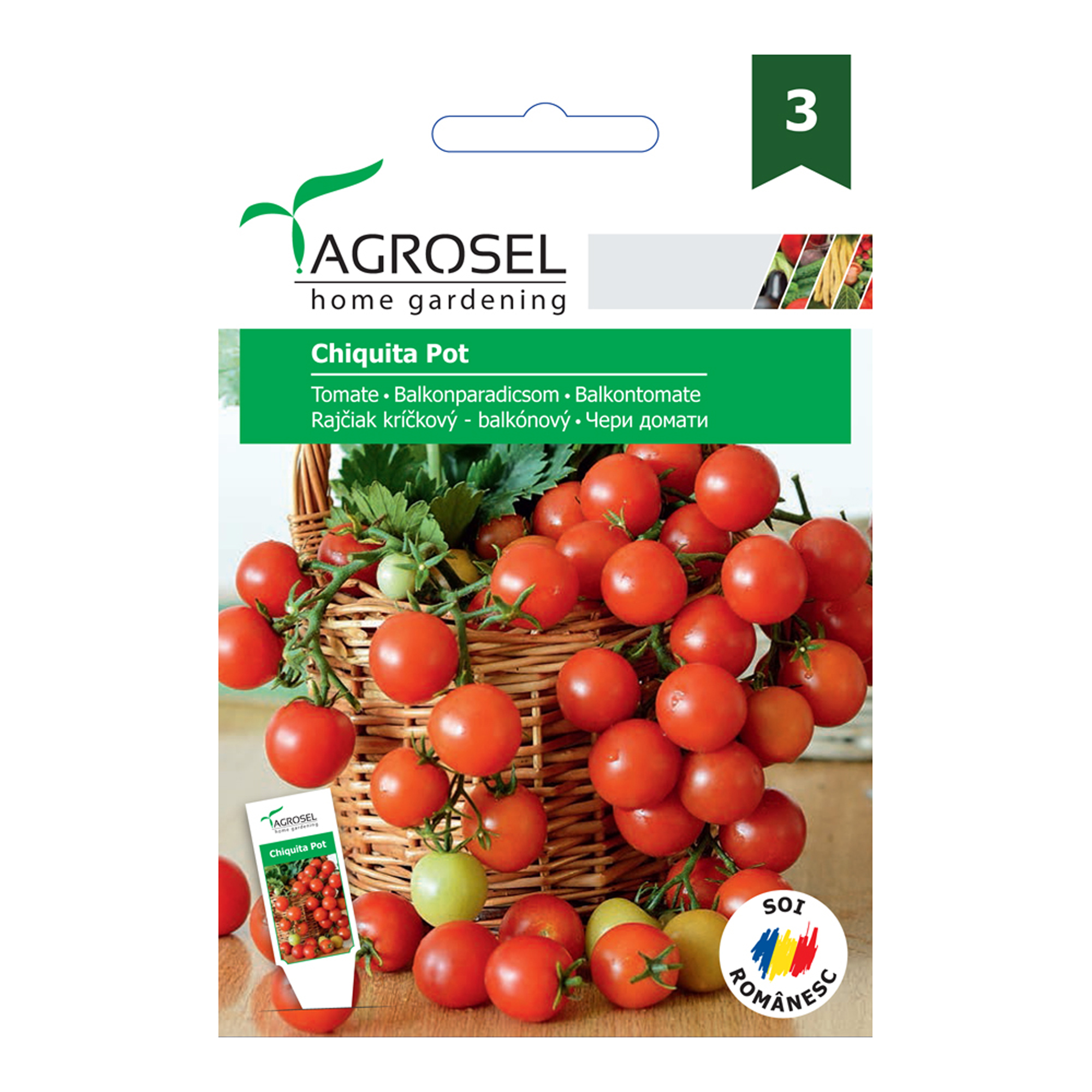 Seminte rosii cherry  Agrosel