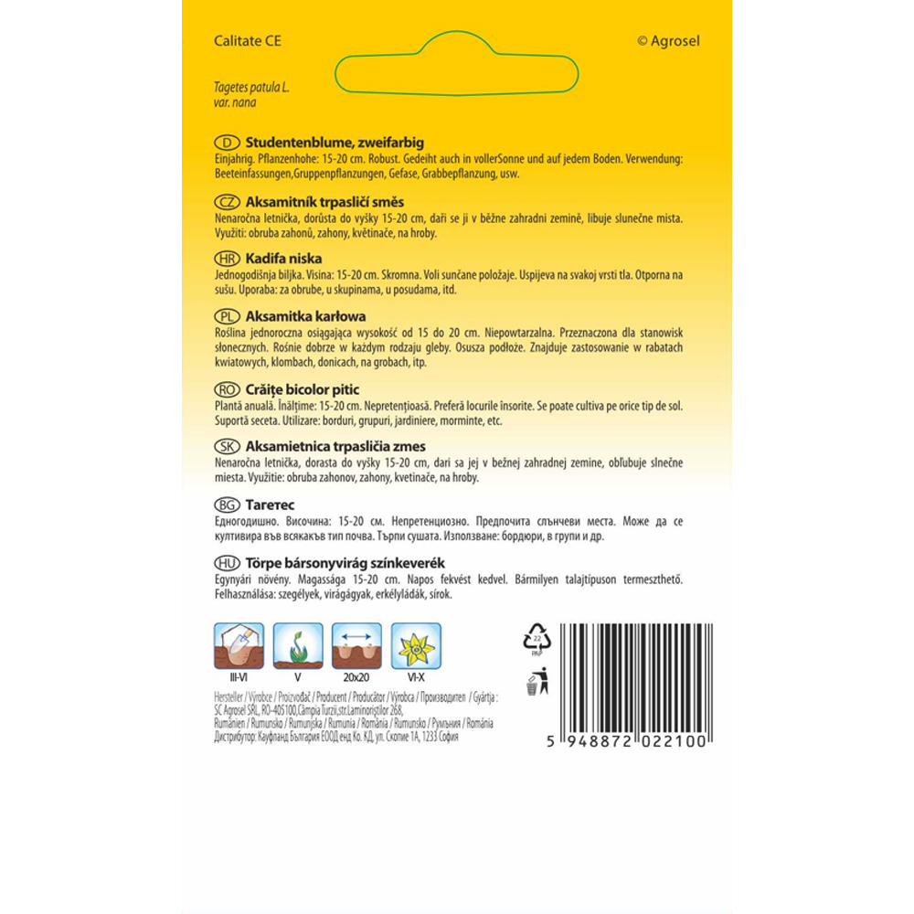 Craite Bicolor Pitic SEMAS, 1 g