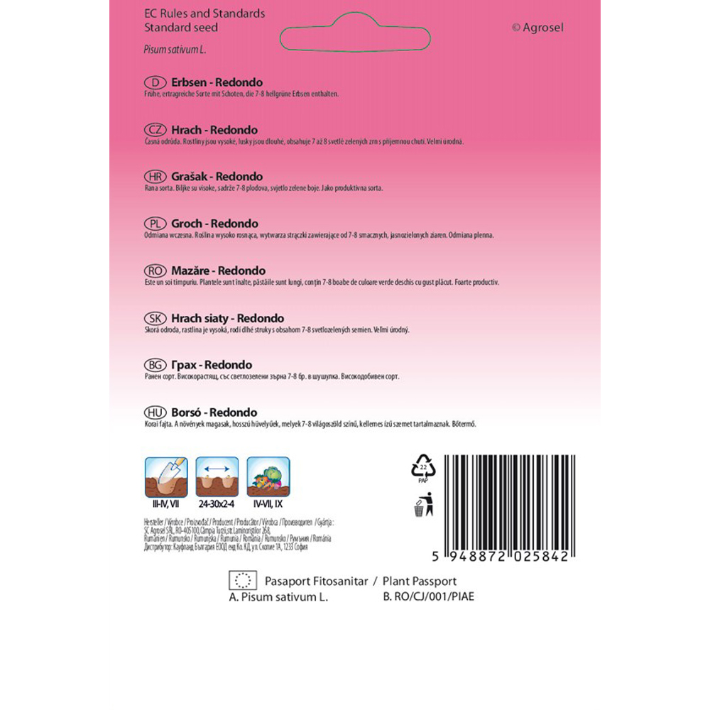 Mazare Redondo SEMAS, 20 g