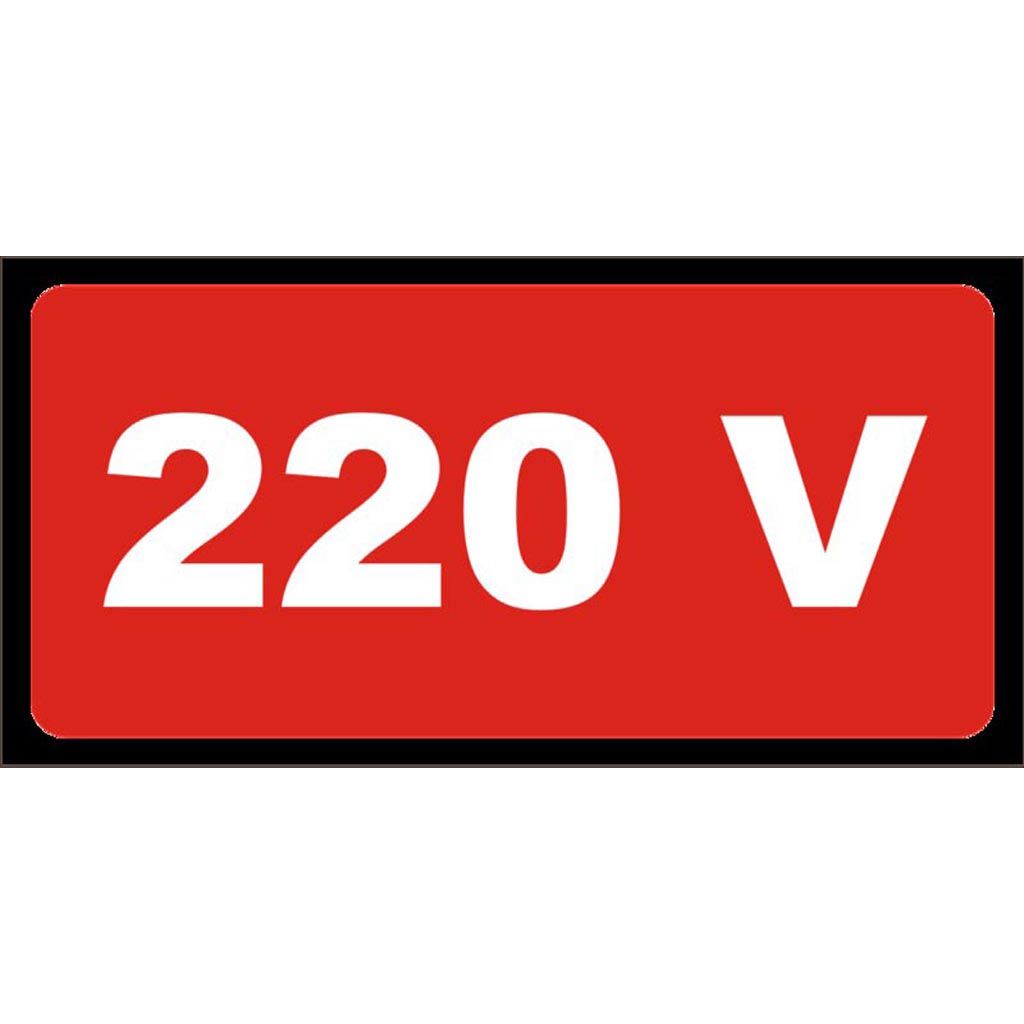 Placuta 'semne avertizare 220v'