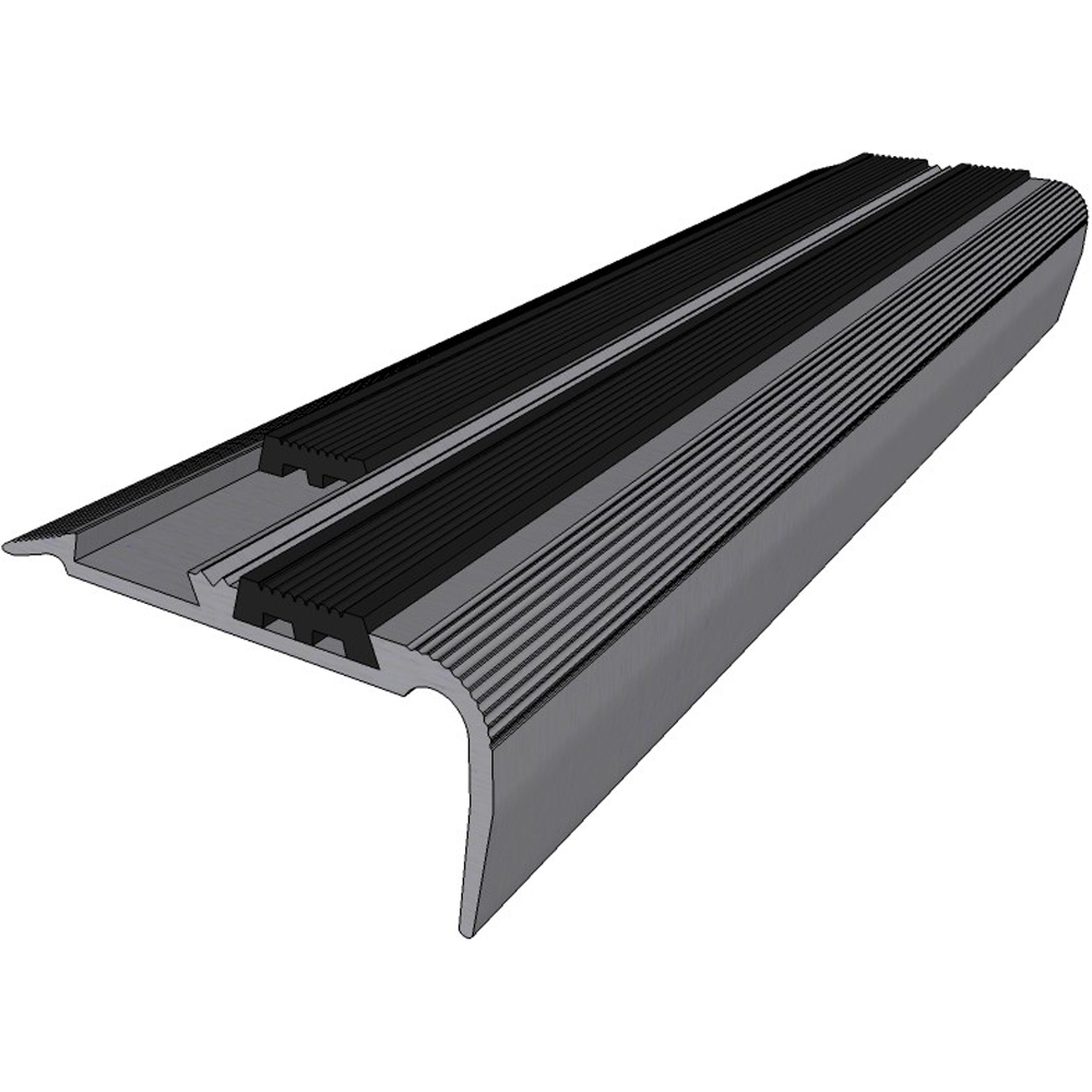 Profil trecere PM97371, aluminiu, 270 x 4 x 2 cm, argintiu