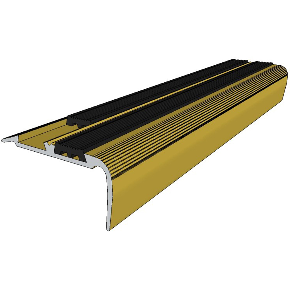 Profil trecere PM97382, aluminiu, 90 x 4 x 2 cm, auriu
