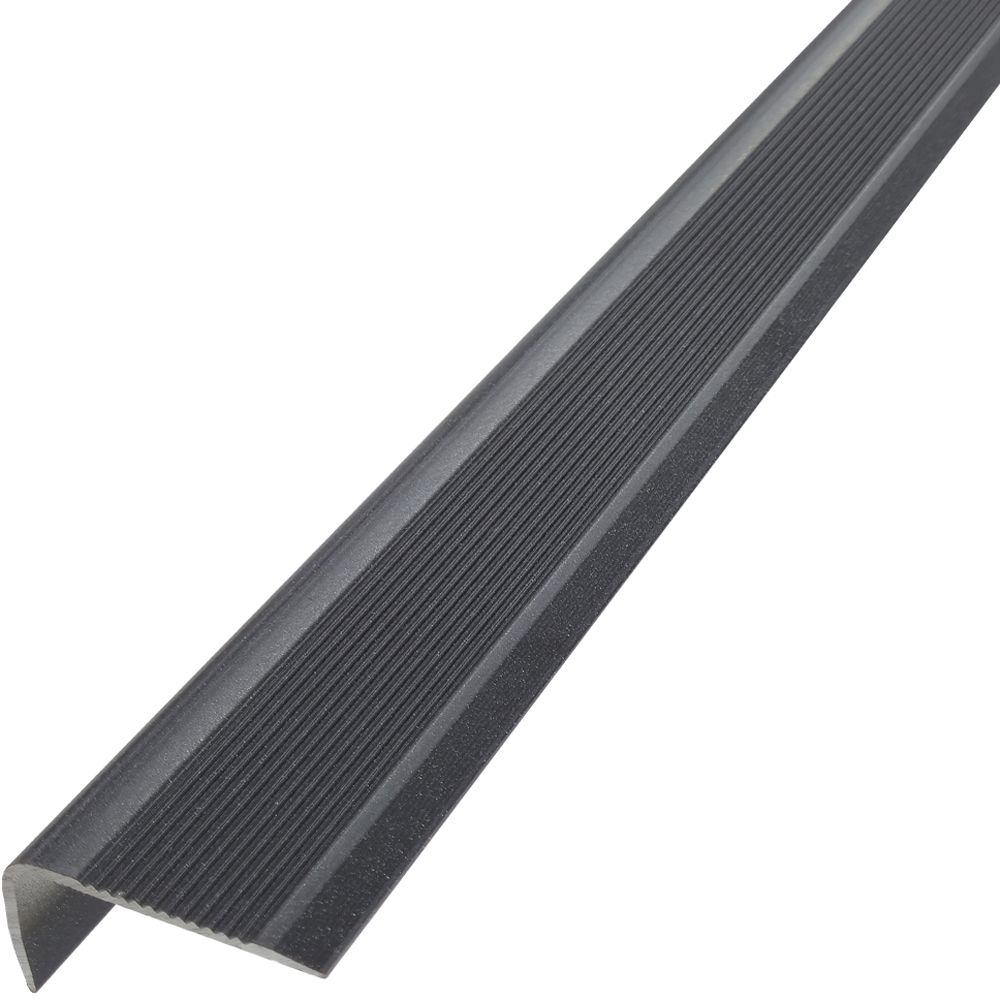 Profil trecere PM6648111-N, aluminiu, 90 x 4 x 2.5 cm, gri granulat