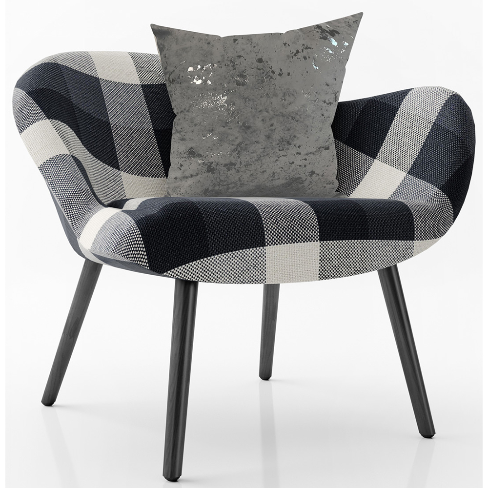 Perna decorativa Bella, 35 x 35 cm, gri