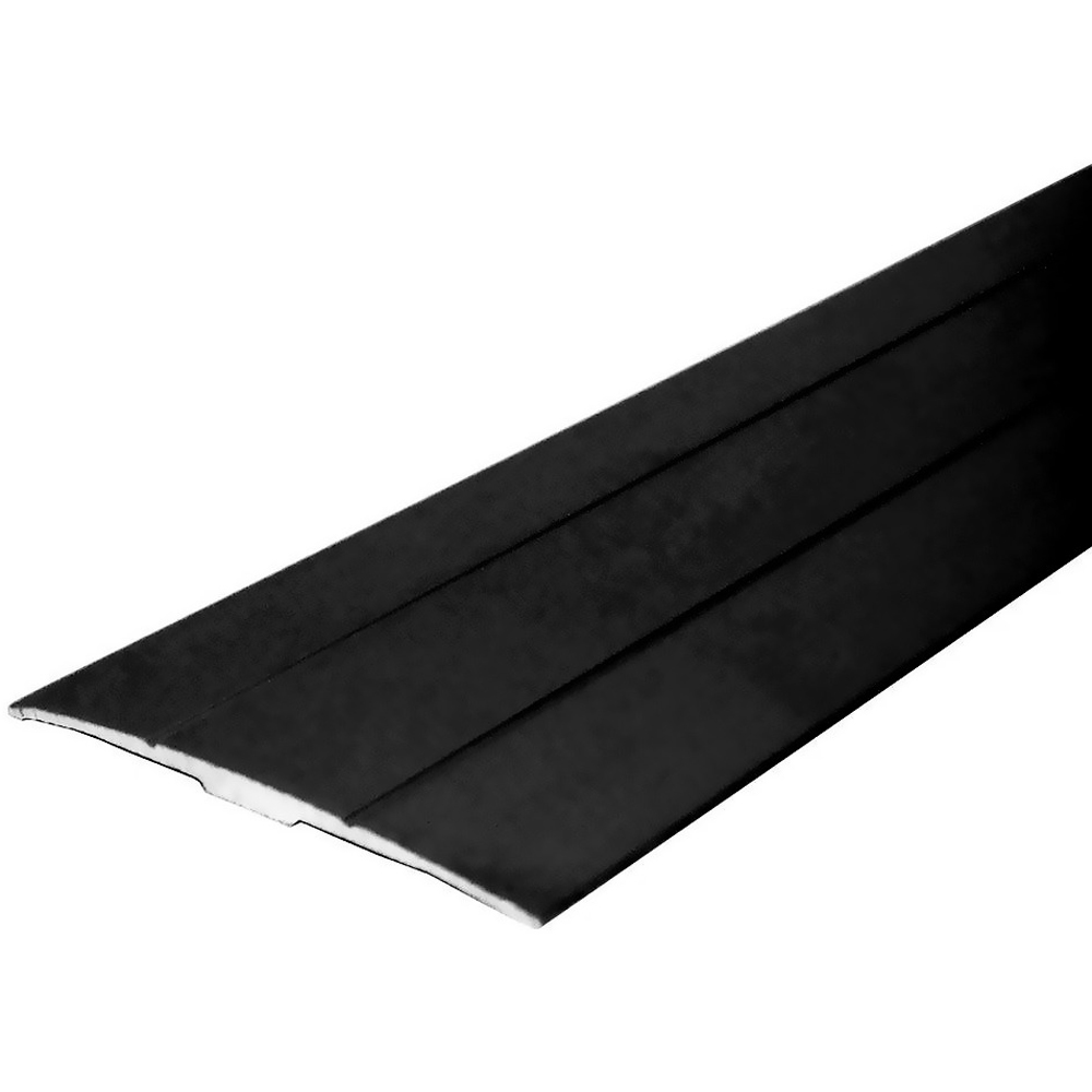 Profil trecere PM14048, aluminiu, 90 x 3.8 x 0.2 cm, negru