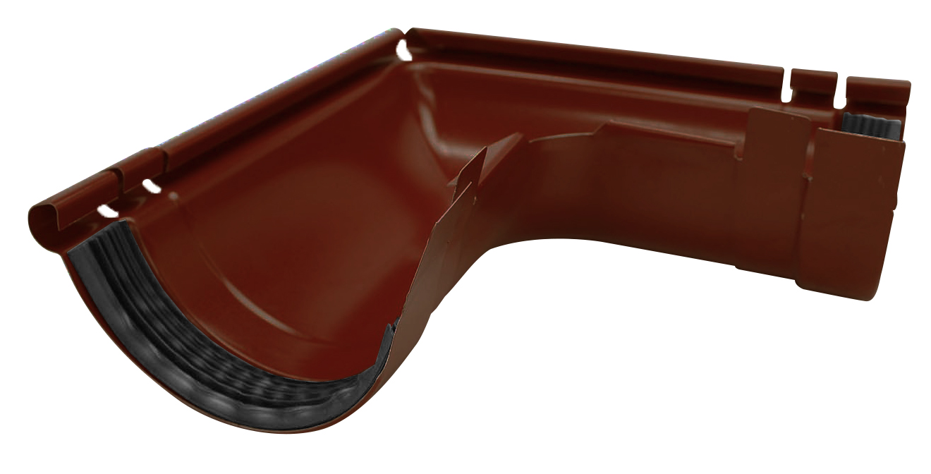 Coltar jgheab exterior, mahon 8016, lungime 150 mm, diametru 90 mm Bravo